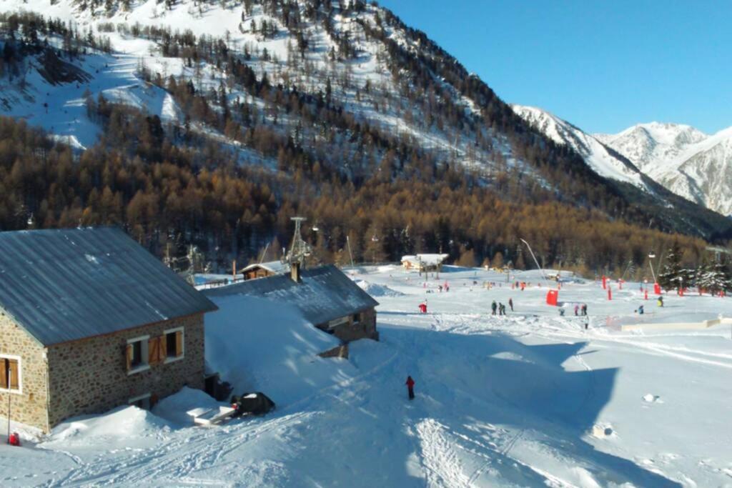 Appartement Studio Front De Neige, Acces Direct Aux Pistes Isola 2000 Exterior foto